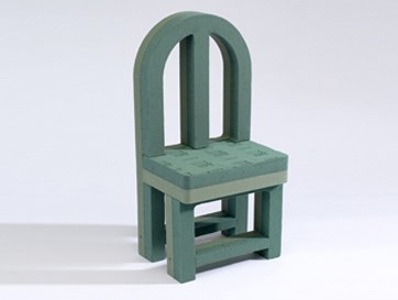 Picture of Vacant chair florist foam tribute shape